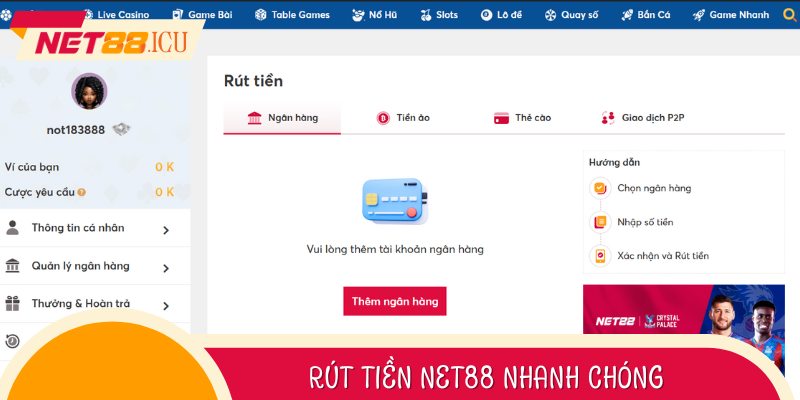 Net88 đảm bảo chi trả đầy đủ tiền thắng cho người chơi.