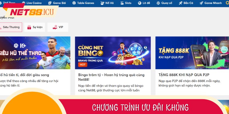 Chương Trình Ưu Đãi Khủng, Thưởng Lớn Hàng Ngày